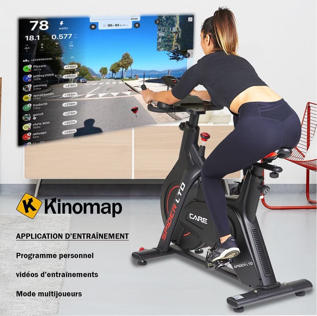 Vélo de biking Care Fitness connecté - Spider LTD – Image 4